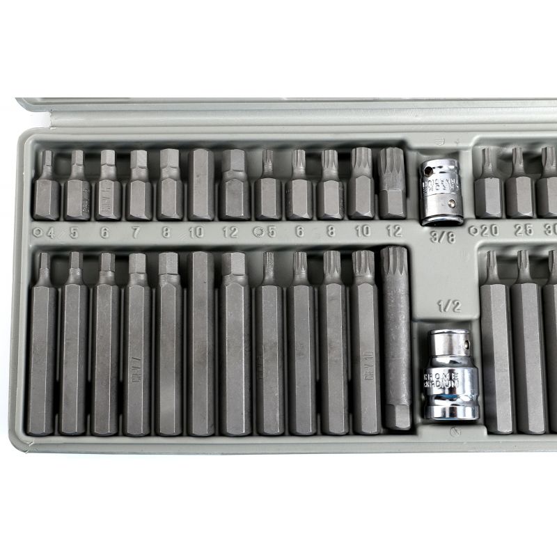 Komplet Bitów specjalnych KD10219 HEX, TORX, SPLINE 40cz