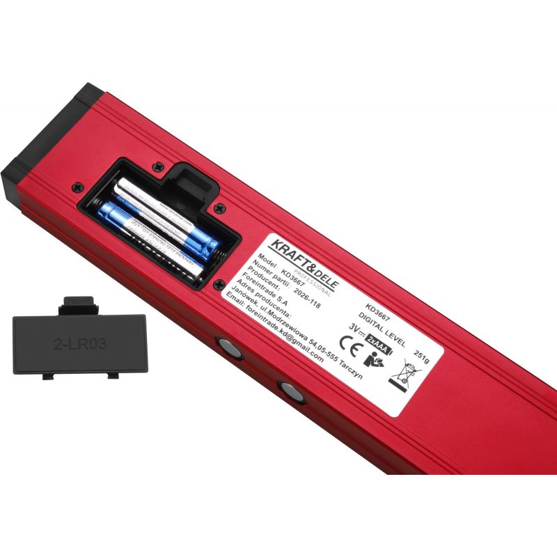 Poziomica elektroniczna 400mm LCD KD3667