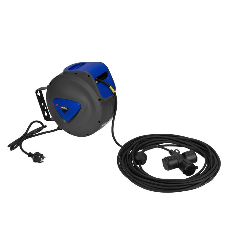 Przedłużacz ze zwijaczem 3x1,5mm 15m KD4046