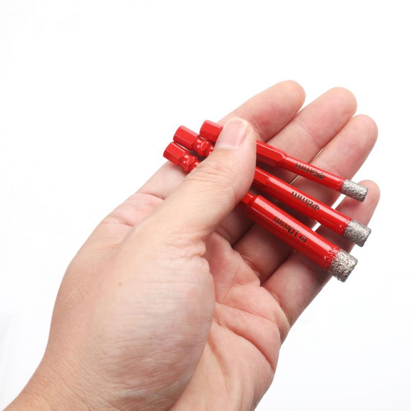 Zestaw otwornic diamentowych do gresu 3 elementy HEX 6 8 10 mm KD12645