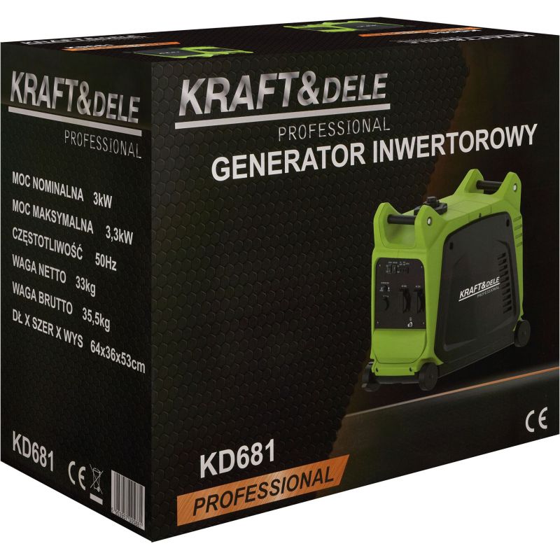 Invertorový generátor 3,3 kW KD681