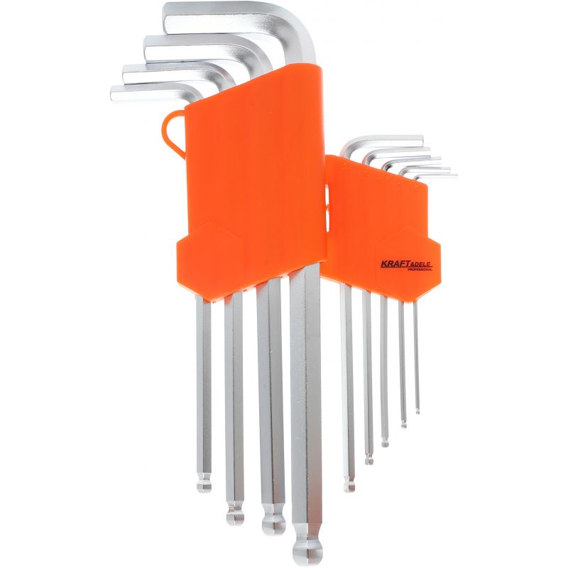 Zestaw 9 imbusów kulkowych KD10296