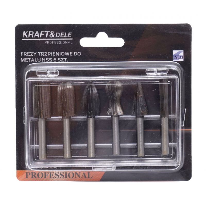 Frezy trzpieniowe do metalu 6szt. KD11215