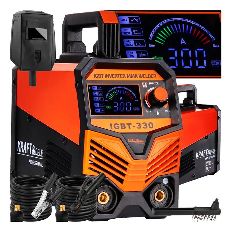 Spawarka inwertorowa MMA IGBT LIFT TIG LCD 300A KD1878