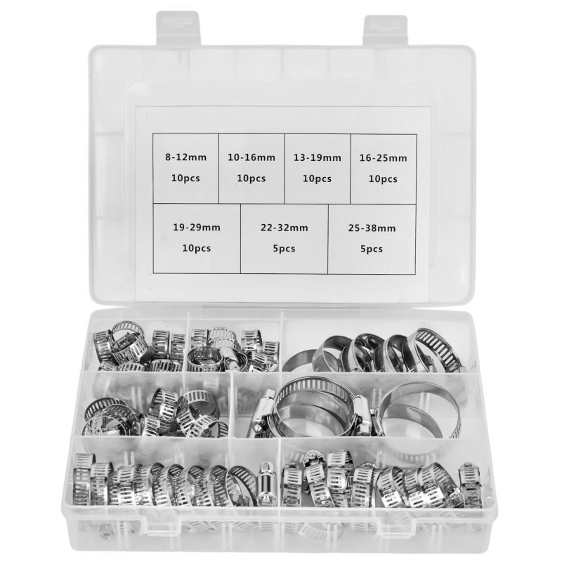 Zestaw opasek zaciskowych ślimakowych 60EL. KD10865