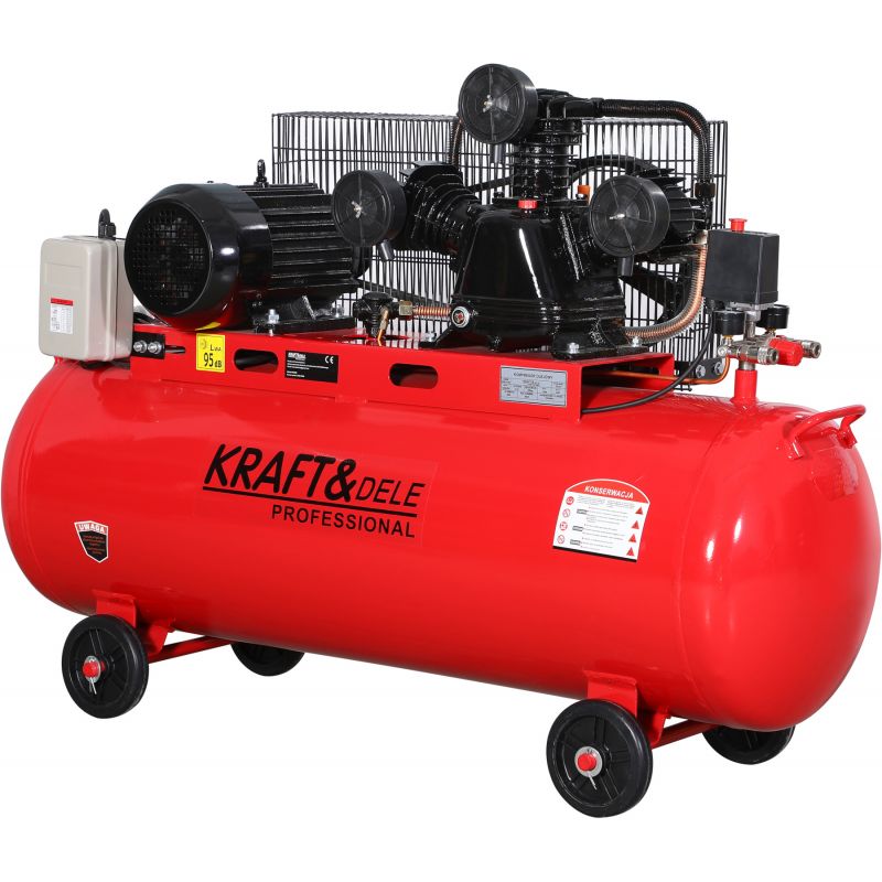 Kompresor Olejowy 200L 3 Tłoki 400V KD408