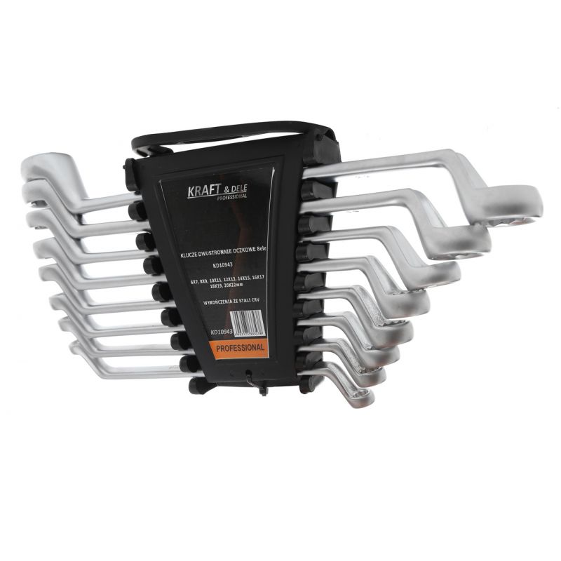 Klucze dwustronnie oczkowe 8el. KD10943