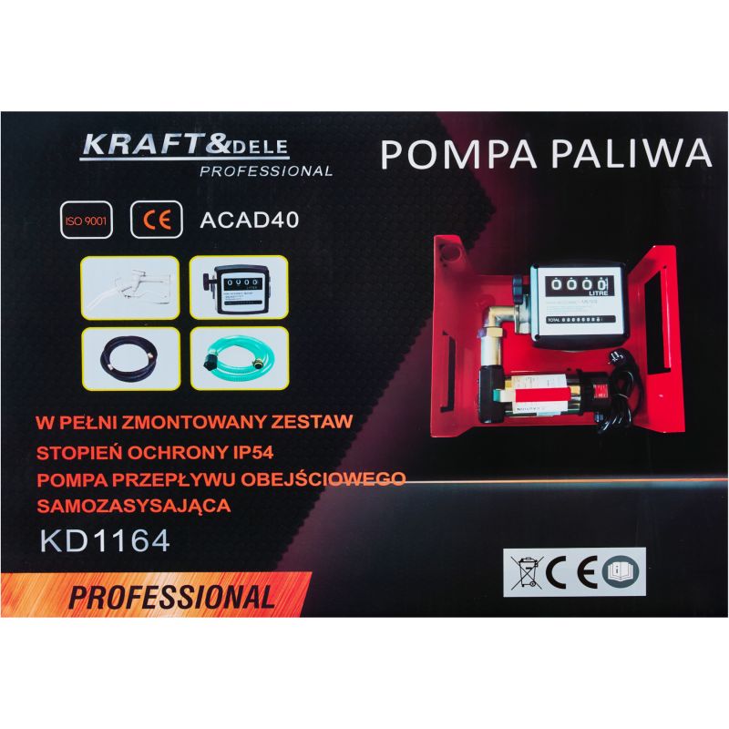Dystrybutor Paliwa Oleju Ropy 375W CPN 230V KD1164