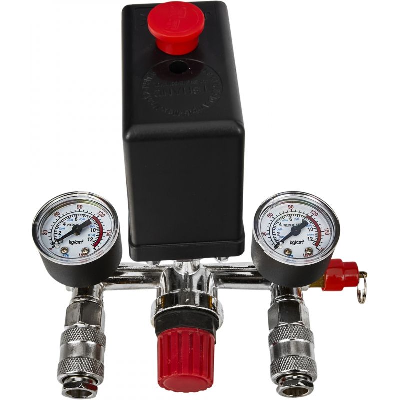 Tlakový spínač pre kompresor 8BAR s reguláciou tlaku KD2176