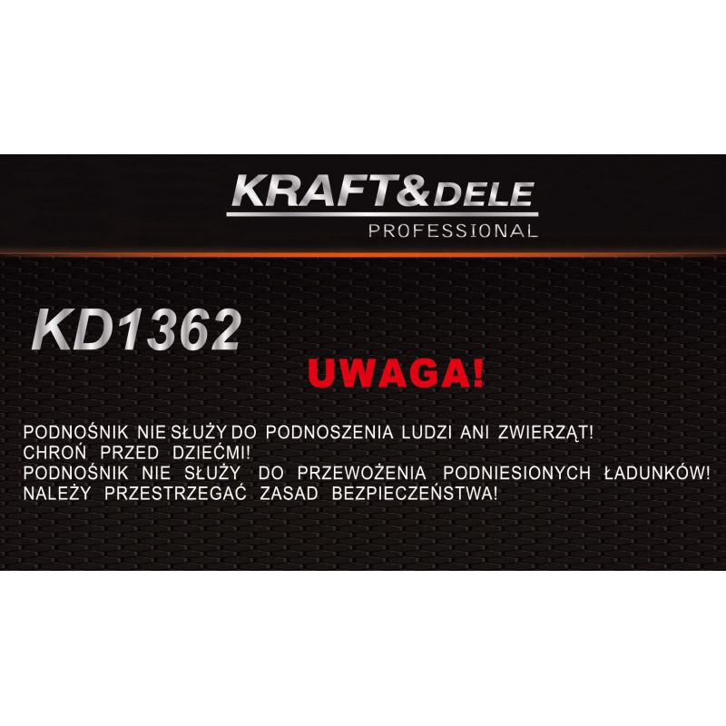Podnośnik niskoprofilowy 2,5T KD1362