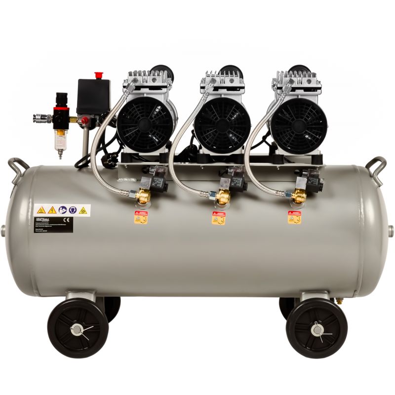 Kompresor bezolejowy 100L 3 x 1500W KD1397