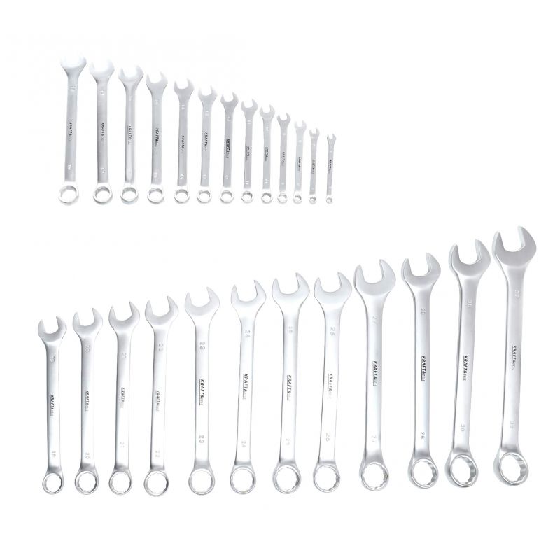 Klucze płasko-oczkowe 25el. KD10930