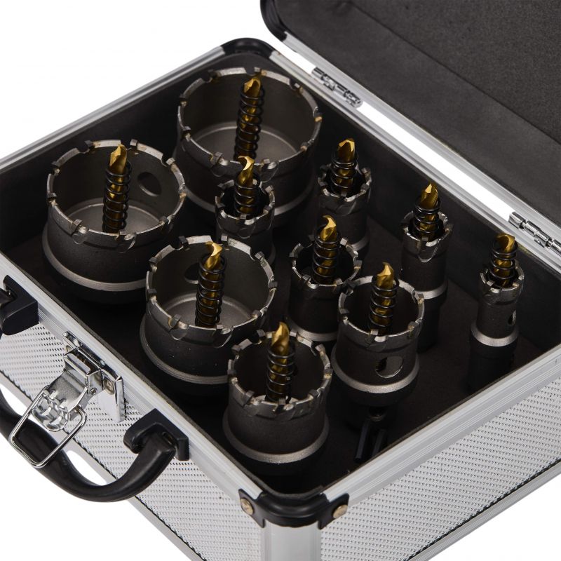 Otwornice / wiertła widiowe do metalu 10szt. KD10061