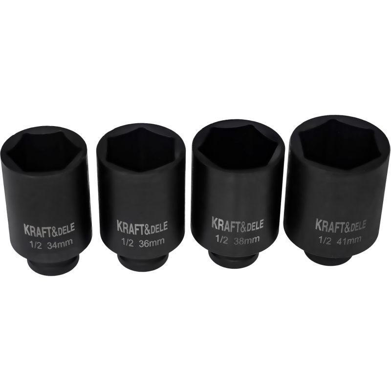 Nasadki udarowe 1/2" 6 kątne 4 szt. KD11753