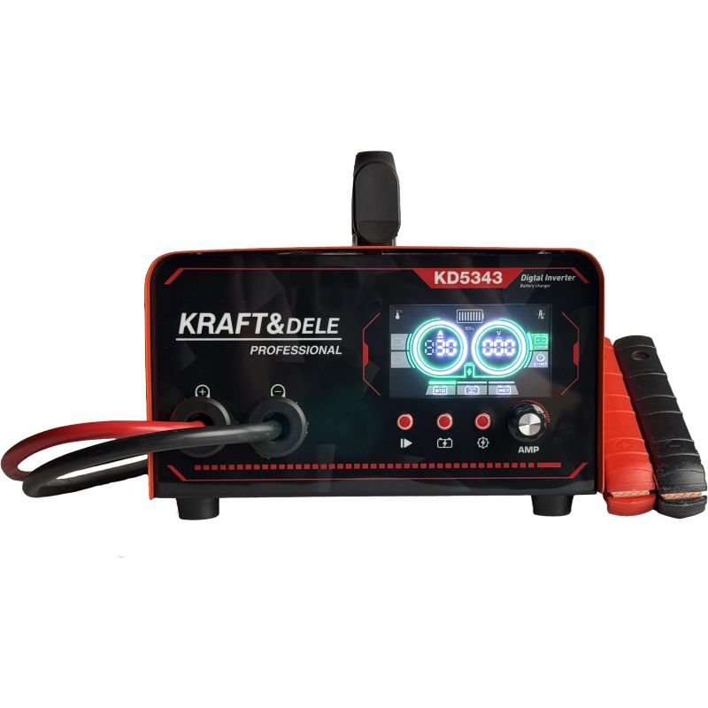 Prostownik z rozruchem 12/24V 50-400Ah 30A rozruch 200A KD5343