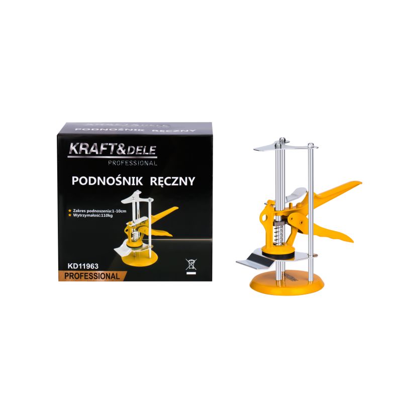 Podnośnik ręczny 1-10CM 110kg KD11963