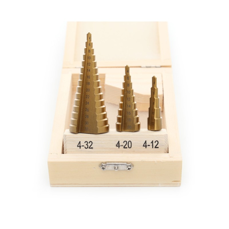 Wiertła stopniowe 4-32mm 3szt. KD10244