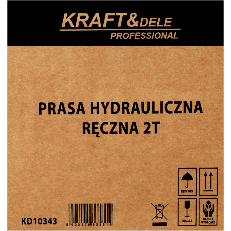Prasa hydrauliczna ręczna 2T KD10343