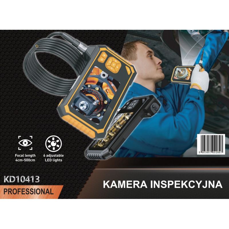 Kamera endoskopowa inspekcyjna 3w1 KD10412