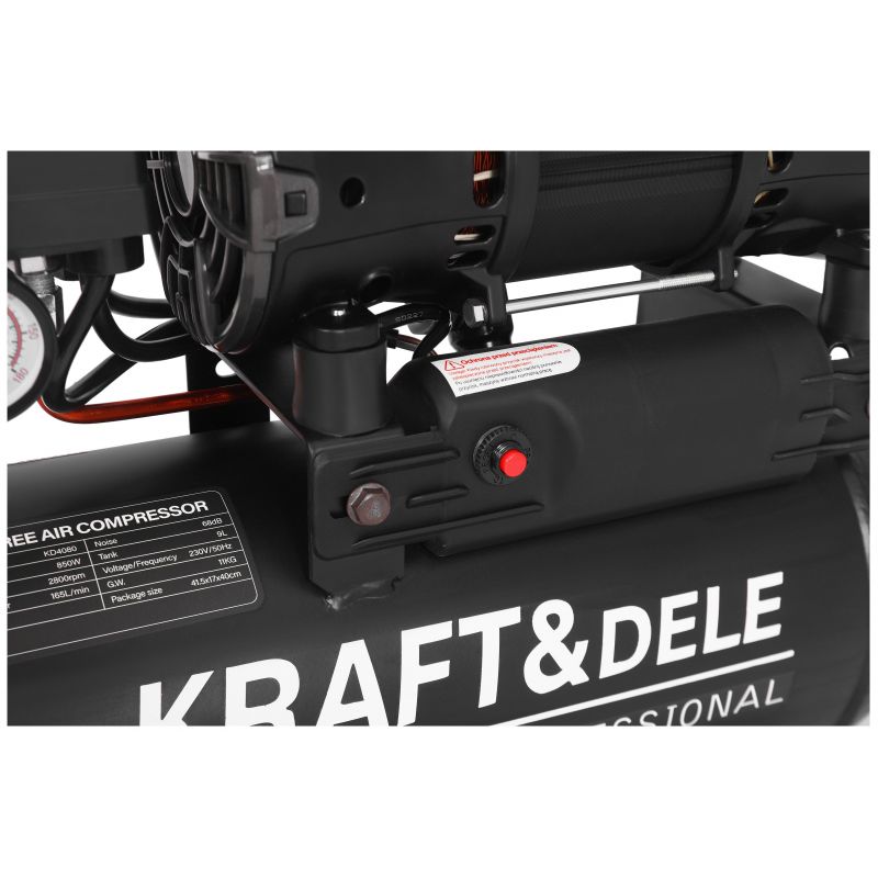 Kompresor bezolejowy 9L 850W KD4080