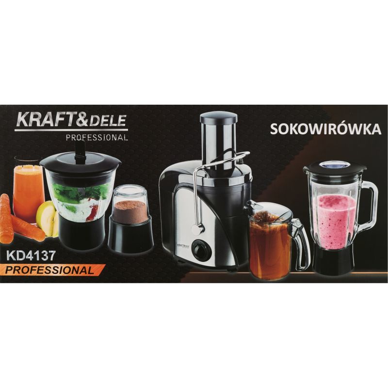 Odšťavovač 1500W + príslušenstvo KD4137