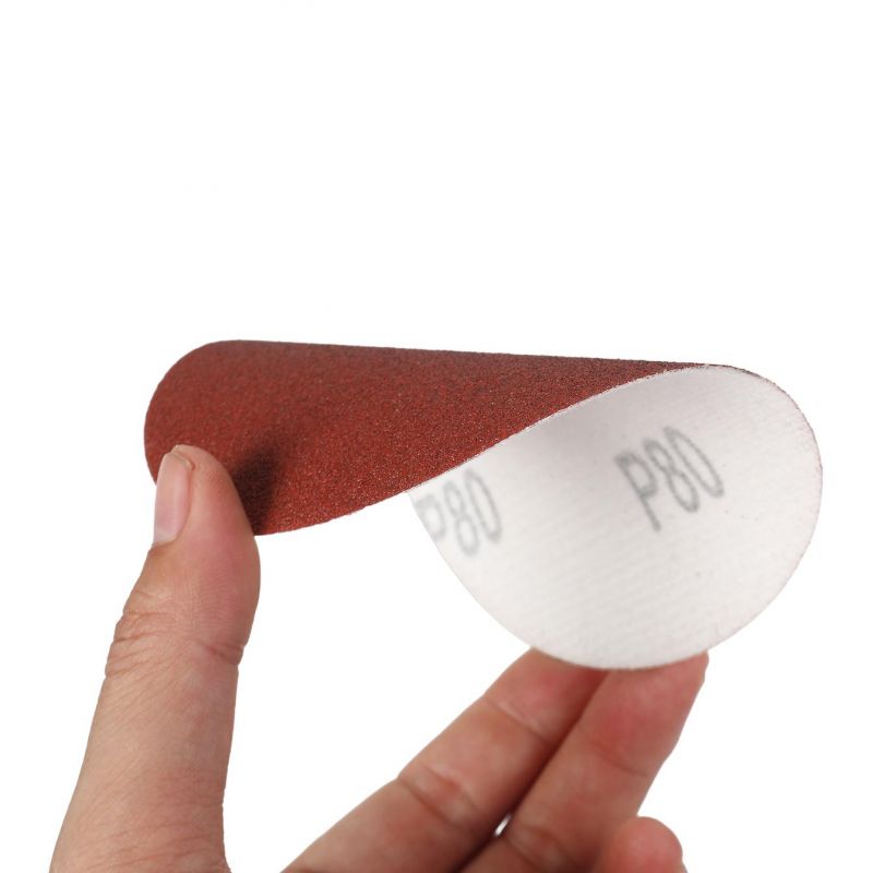 Papier ścierny 50szt. krążek 125mm P80 na rzep KD11803