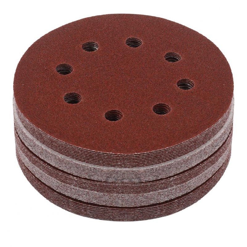 Papier ścierny 50szt. krążek 125mm P80 na rzep KD11809