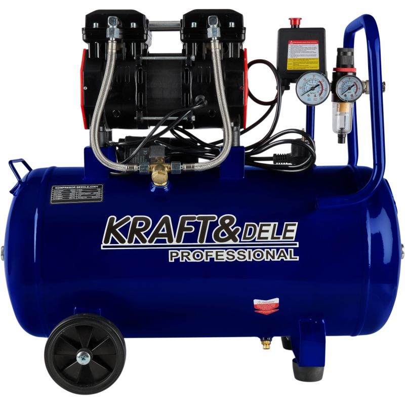 Bezolejový kompresor 50L, 1500W, 290L/min, KD4052