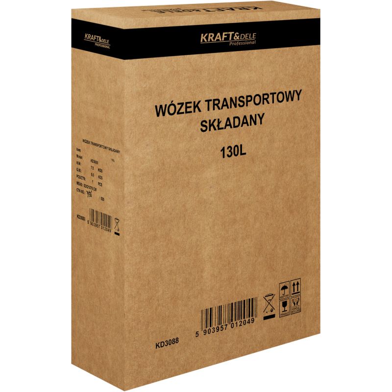 Wózek transportowy składany 130L KD3088
