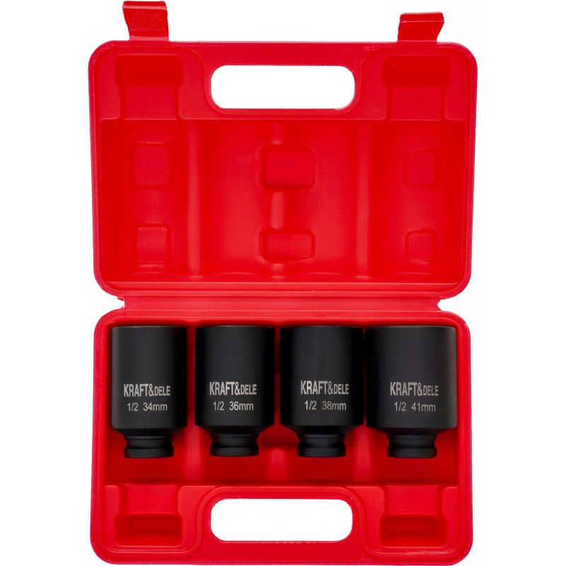 Nasadki udarowe 1/2" 6 kątne 4 szt. KD11753