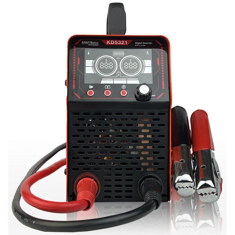 Prostownik z rozruchem 12/24V 50-800Ah 80A rozruch 600A KD5321