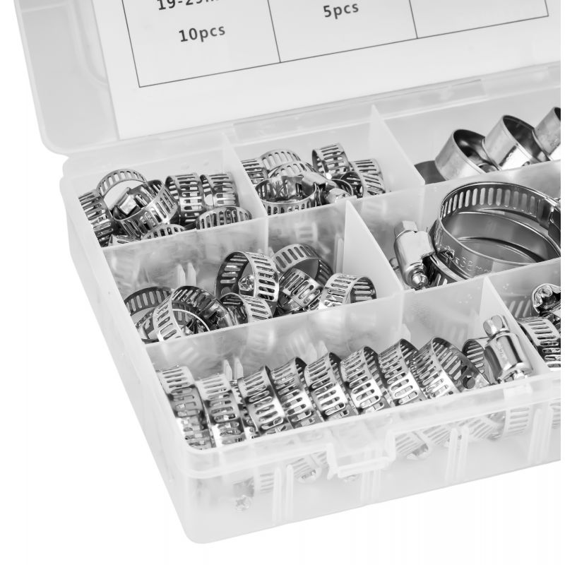 Zestaw opasek zaciskowych ślimakowych 60EL. KD10865