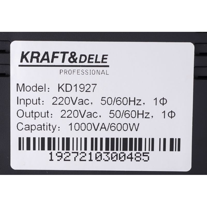 Zasilacz awaryjny UPS 1000VA LED KD1927