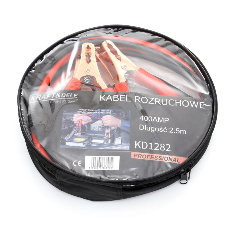 Kable rozruchowe 400A 2,5m KD1282