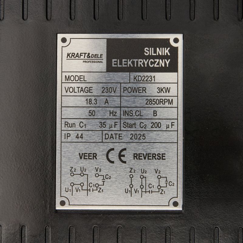 Silnik elektryczny 3kW KD2231