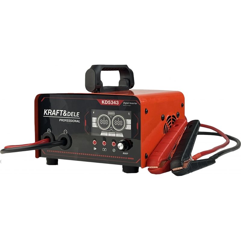 Prostownik z rozruchem 12/24V 50-400Ah 30A rozruch 200A KD5343