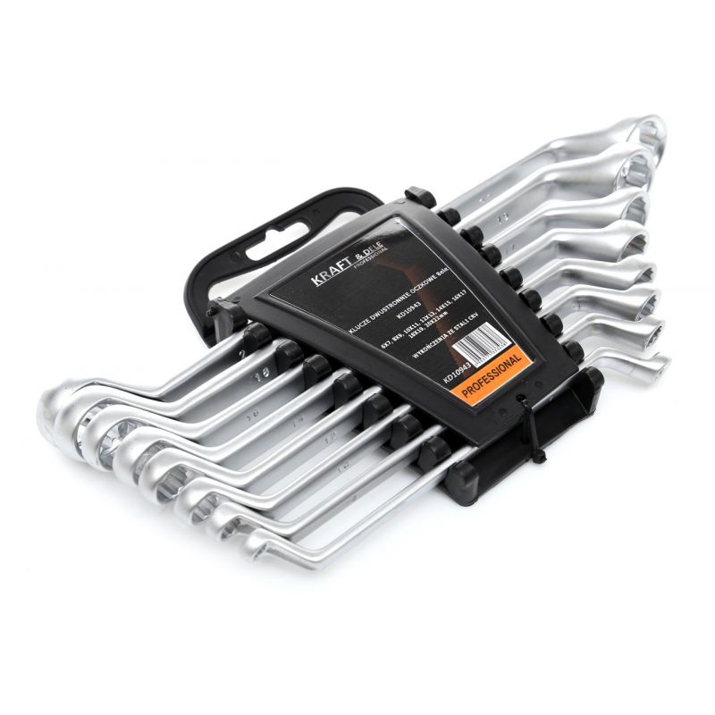 Klucze dwustronnie oczkowe 8el. KD10943