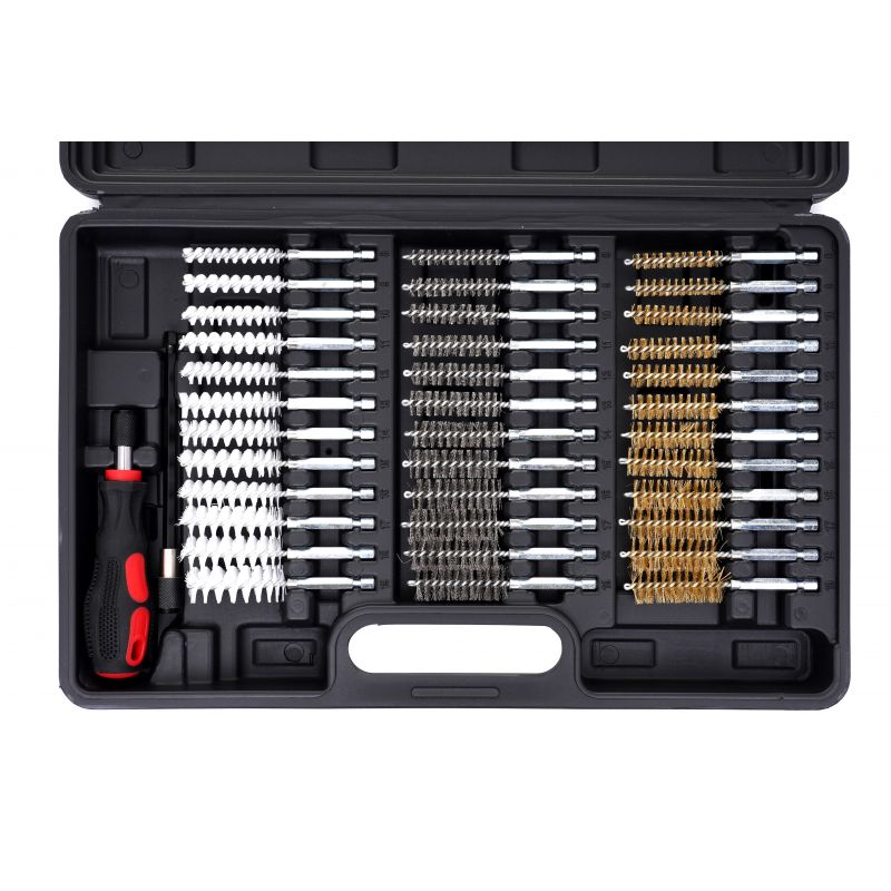 Zestaw szczotek do czyszczenia gniazd wtryskiwaczy 38 el. KD10047