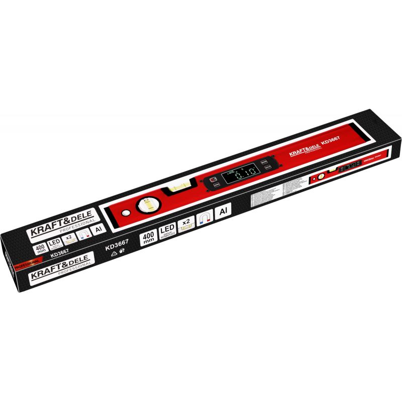 Poziomica elektroniczna 400mm LCD KD3667