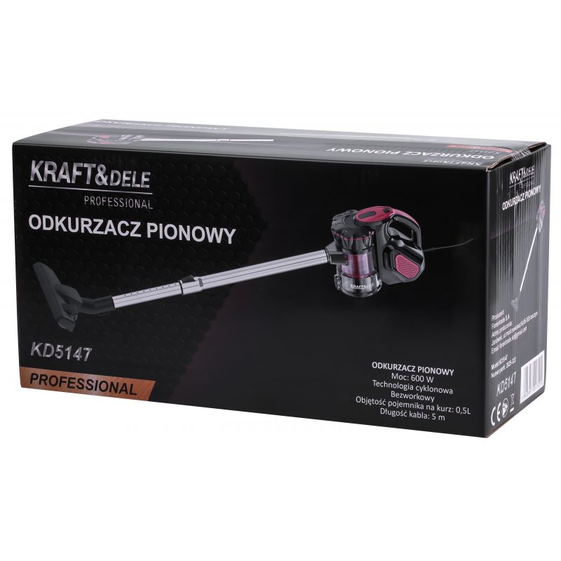 Vertikálny vysávač 600W 0,5L KD5147