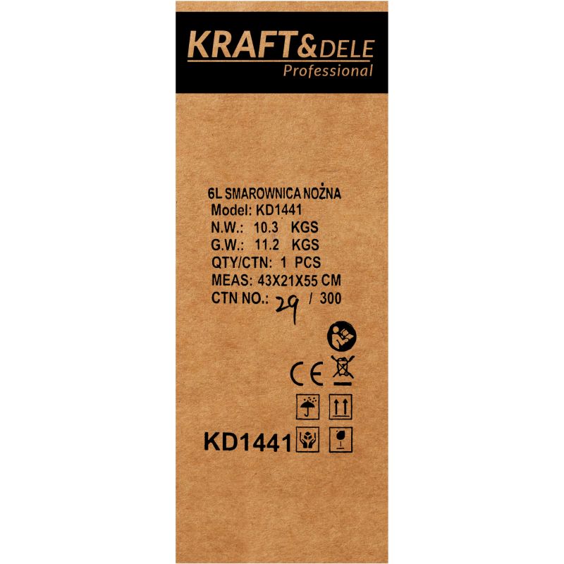 Smarownica nożna 6L KD1441