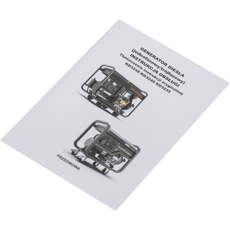 Agregat prądotwórczy 7kW 230/400V KD3248