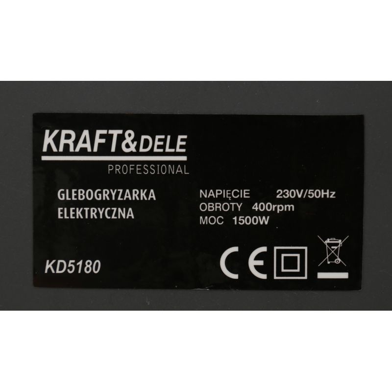 Elektrická kultivátorová fréza 1500 W, model KD5180