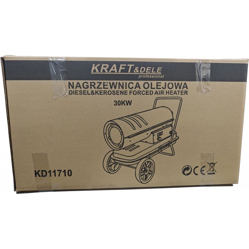 Nagrzewnica olejowa 30kW termostat KD11710