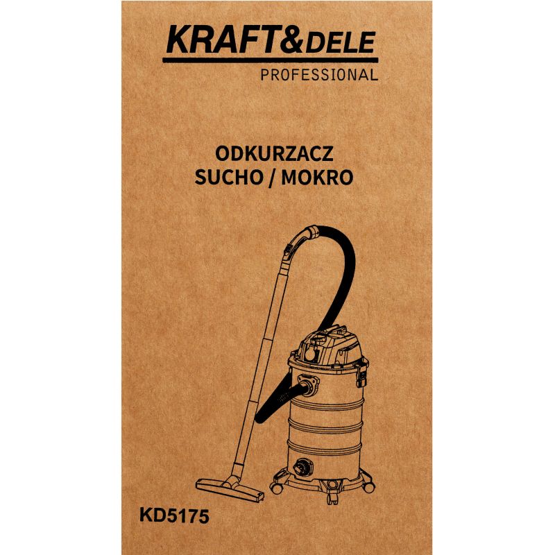 Odkurzacz sucho/mokro 30L KD5175