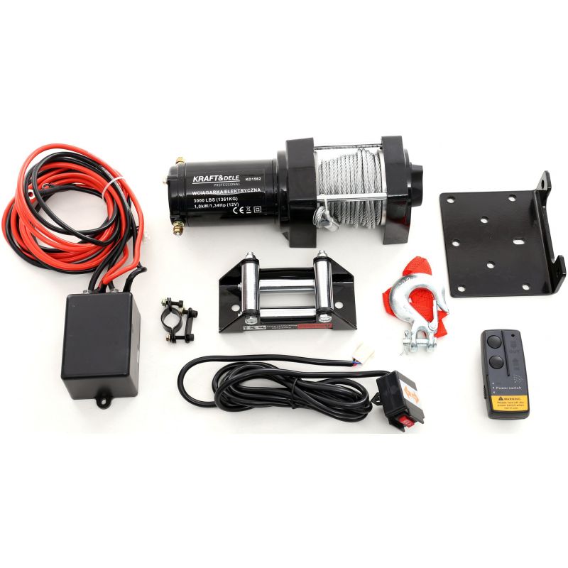Wyciągarka - Wciągarka elektryczna KD1562 3000LBS 12V