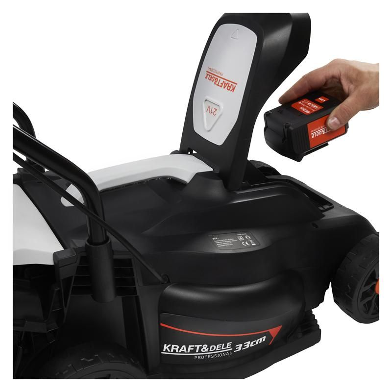 Akumulátorová kosačka 21 V, 4 Ah, 32 l, model KD5550