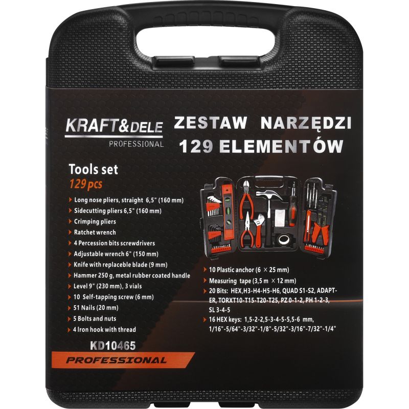 Zestaw narzędzi 144el. KD10463