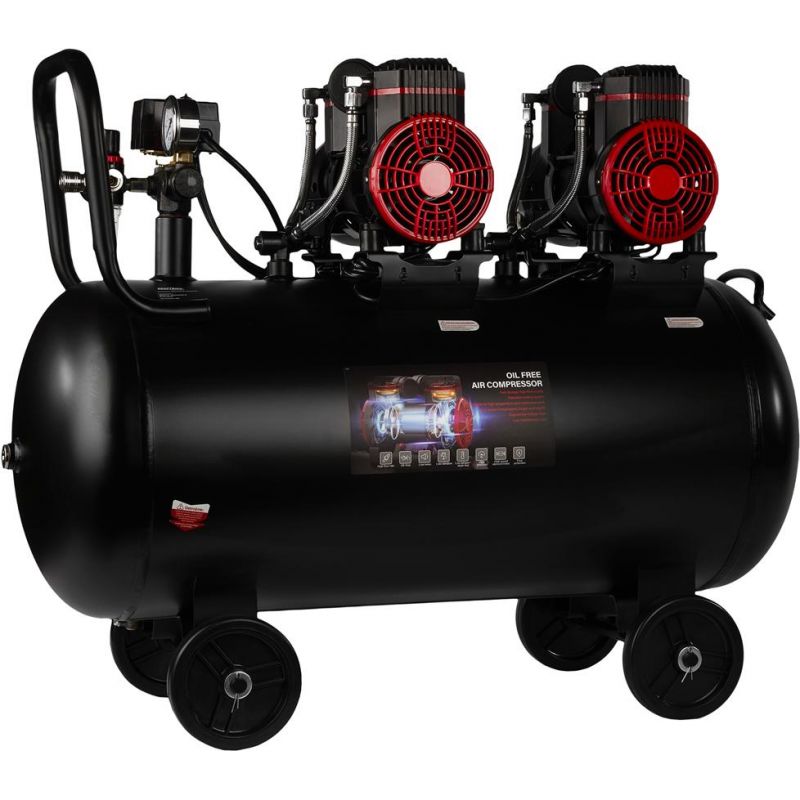 Kompresor bezolejowy 100L / 1450W x 2 KD1392