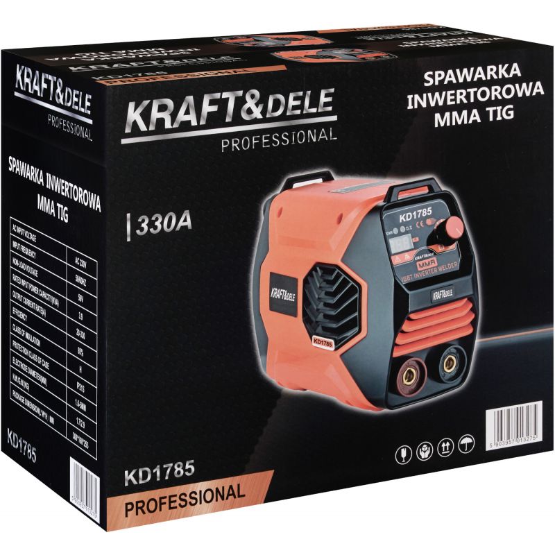 Spawarka inwertorowa 330A MMA TIG LIFT VRD KD1785